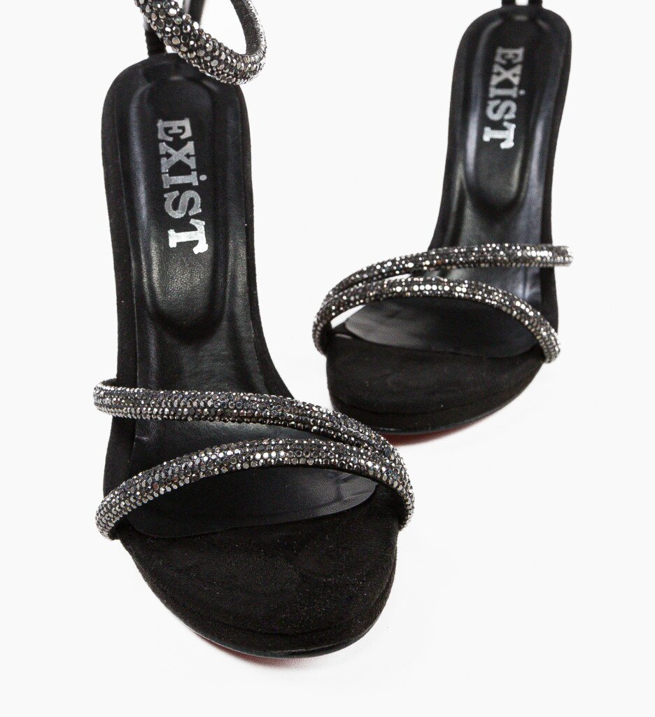 Exist Shoes Сандали на ток Bijoux 2 Черни