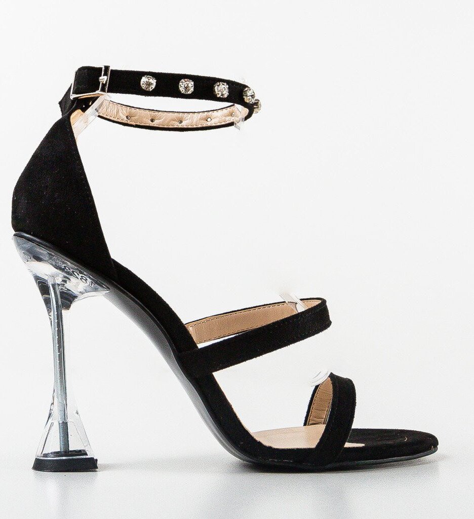 Exist Shoes Сандали на ток Bonda Черни