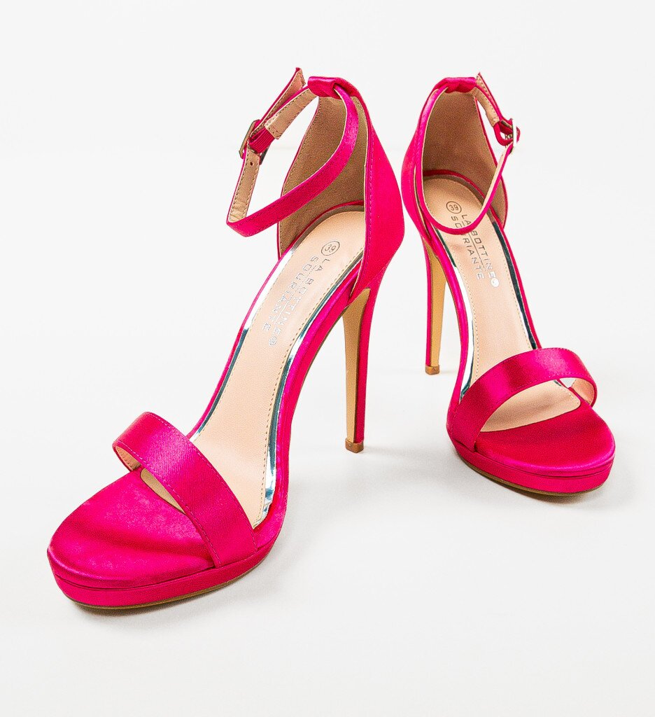 Exist Shoes Сандали на ток Cassandre Фуксия