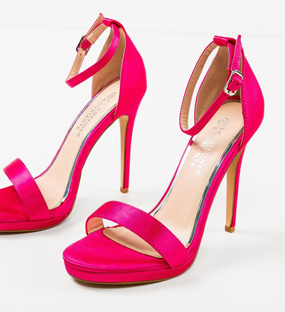 Exist Shoes Сандали на ток Cassandre Фуксия