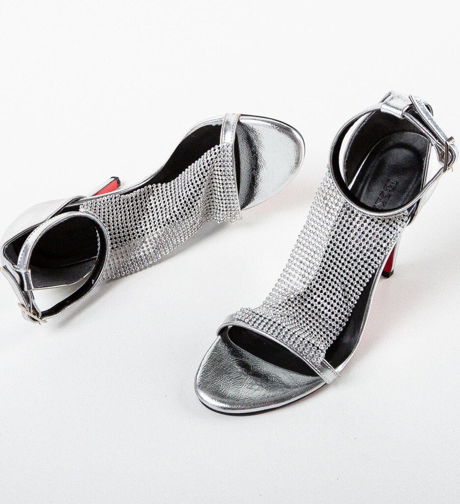 Exist Shoes Сандали на ток Esbar 2 Сребърни