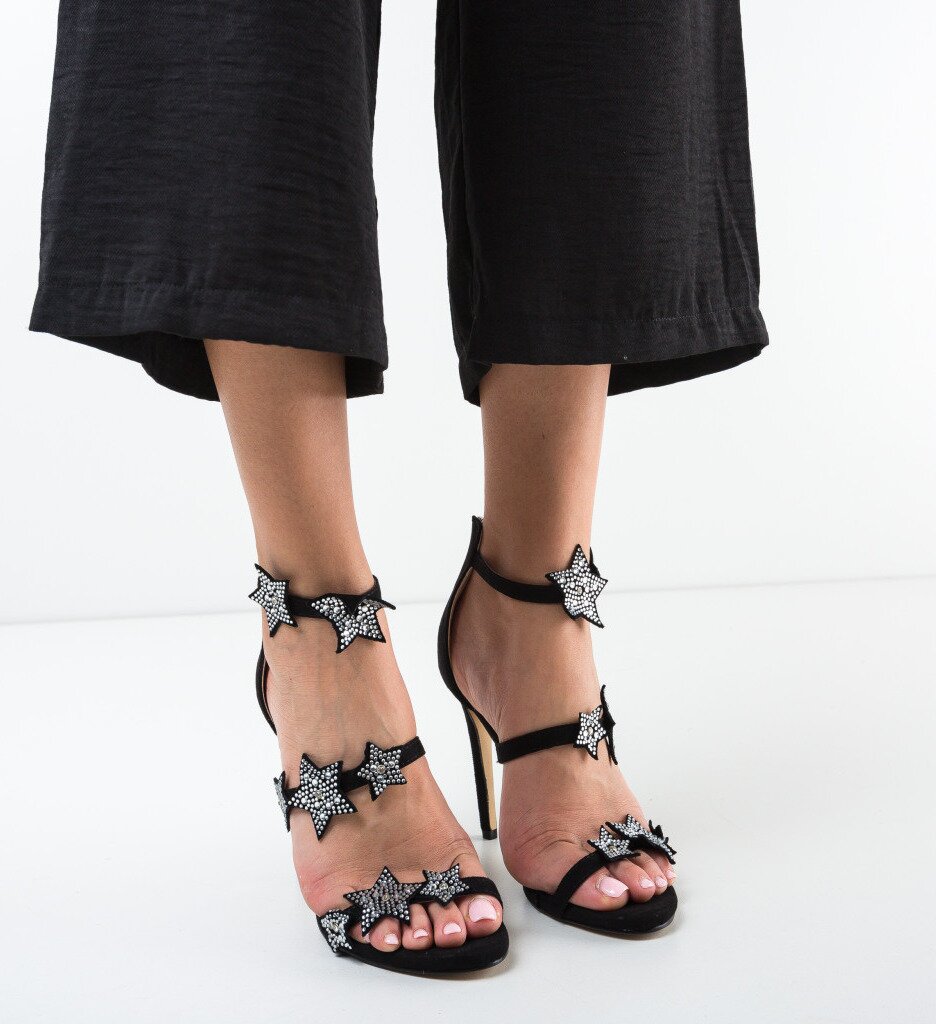 Exist Shoes Сандали на ток Fantase Черни