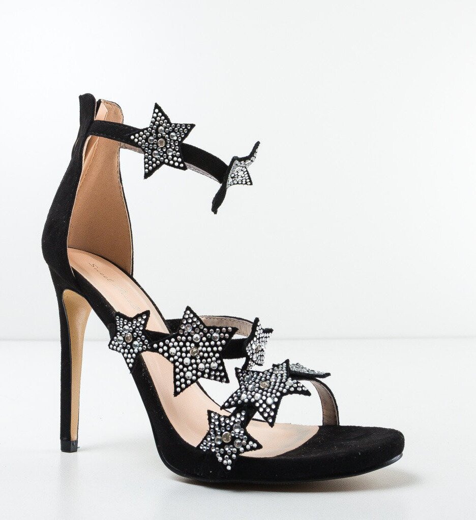 Exist Shoes Сандали на ток Fantase Черни