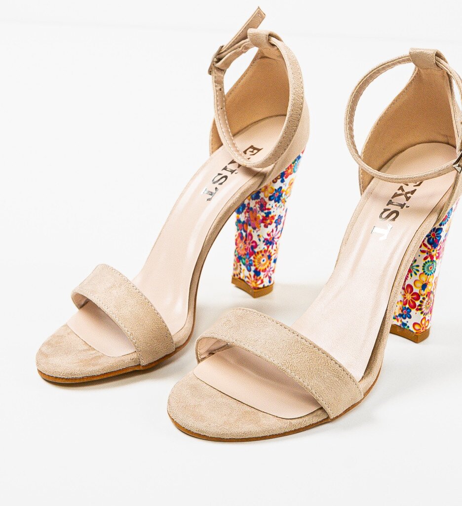 Exist Shoes Сандали на ток Florys Бежов