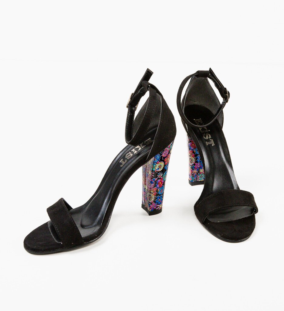 Exist Shoes Сандали на ток Florys Черни
