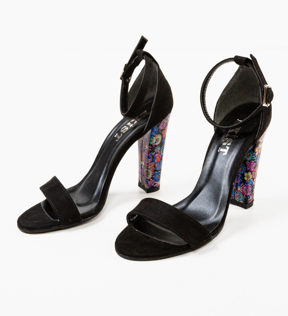 Exist Shoes Сандали на ток Florys Черни