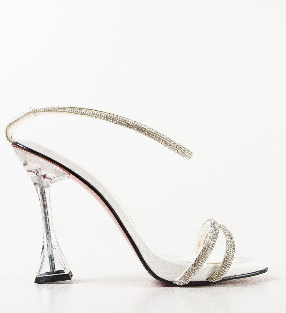 Exist Shoes Сандали на ток Garka Бели