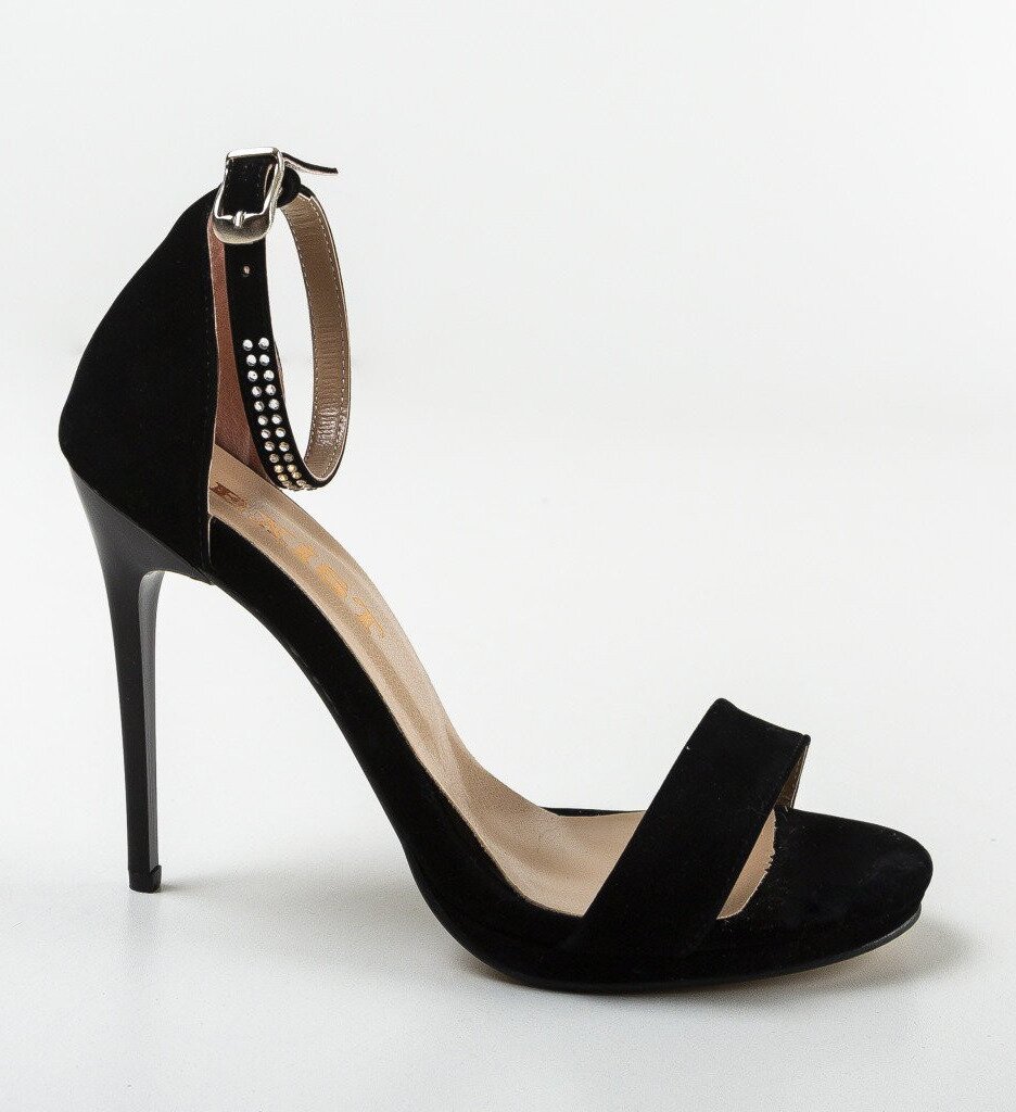 Exist Shoes Сандали на ток Halkim Черни