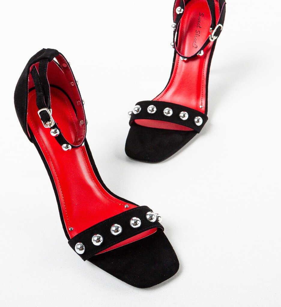 Exist Shoes Сандали на ток Jona Черни