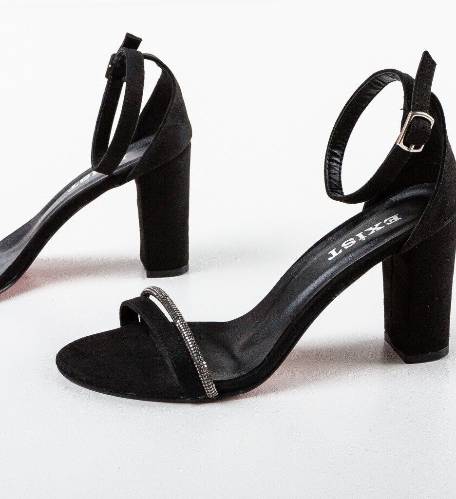 Exist Shoes Сандали на ток Juna Черни