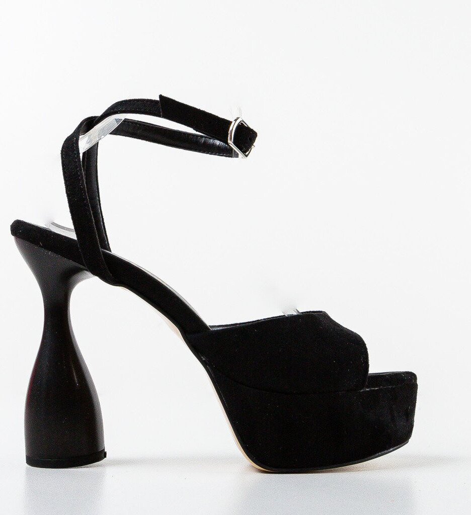 Exist Shoes Сандали на ток Jyuket Черни