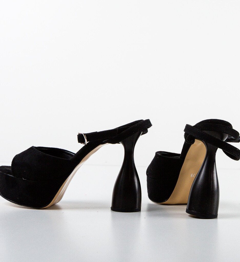 Exist Shoes Сандали на ток Jyuket Черни