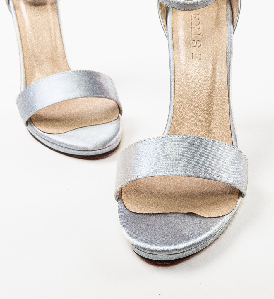 Exist Shoes Сандали на ток Klanvezin Сив