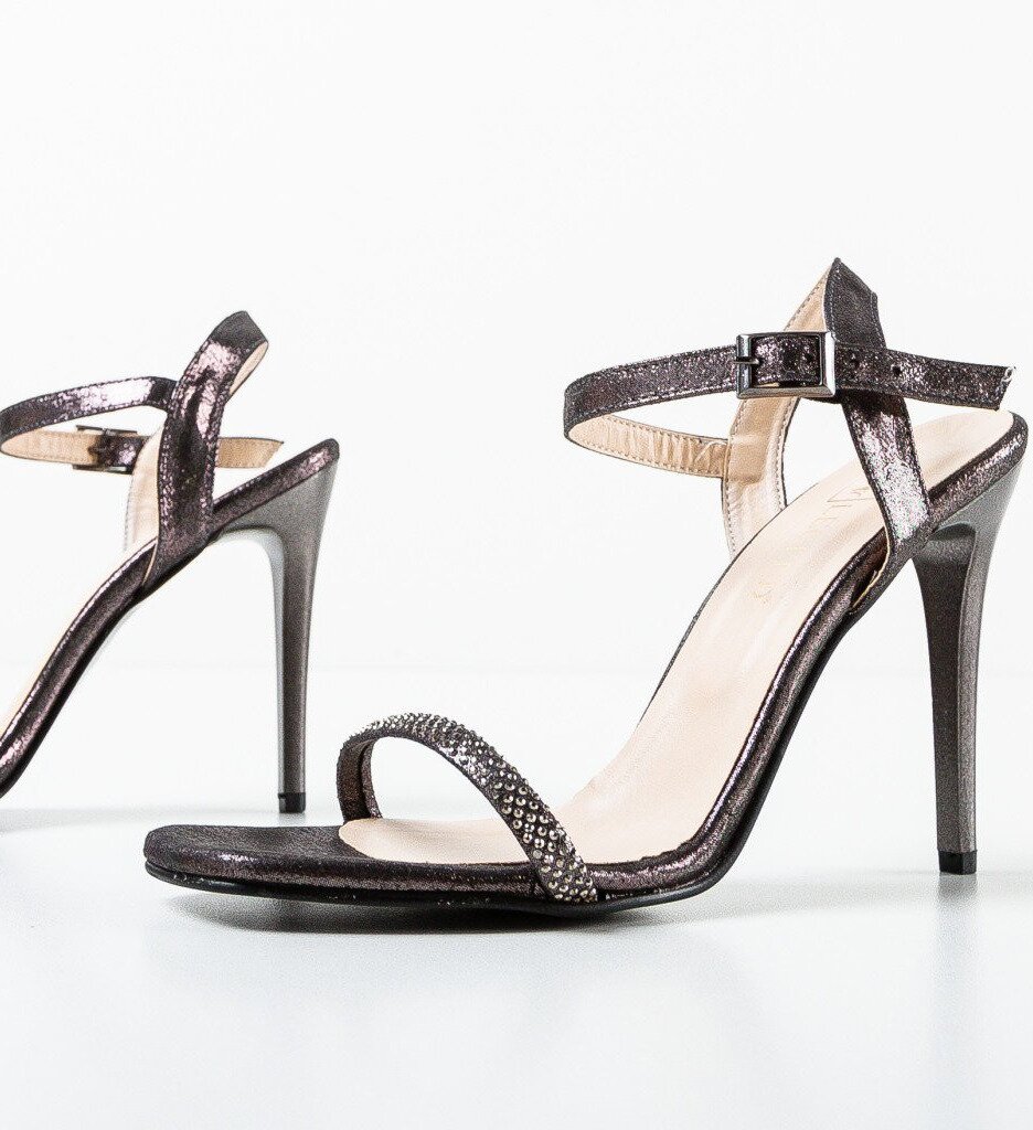 Exist Shoes Сандали на ток Kondica Сив