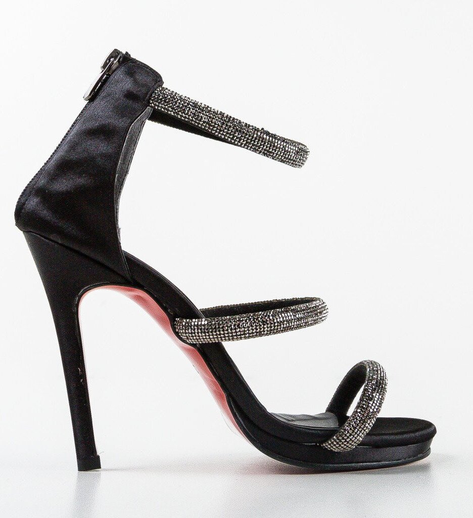 Exist Shoes Сандали на ток Mezon 4 Черни