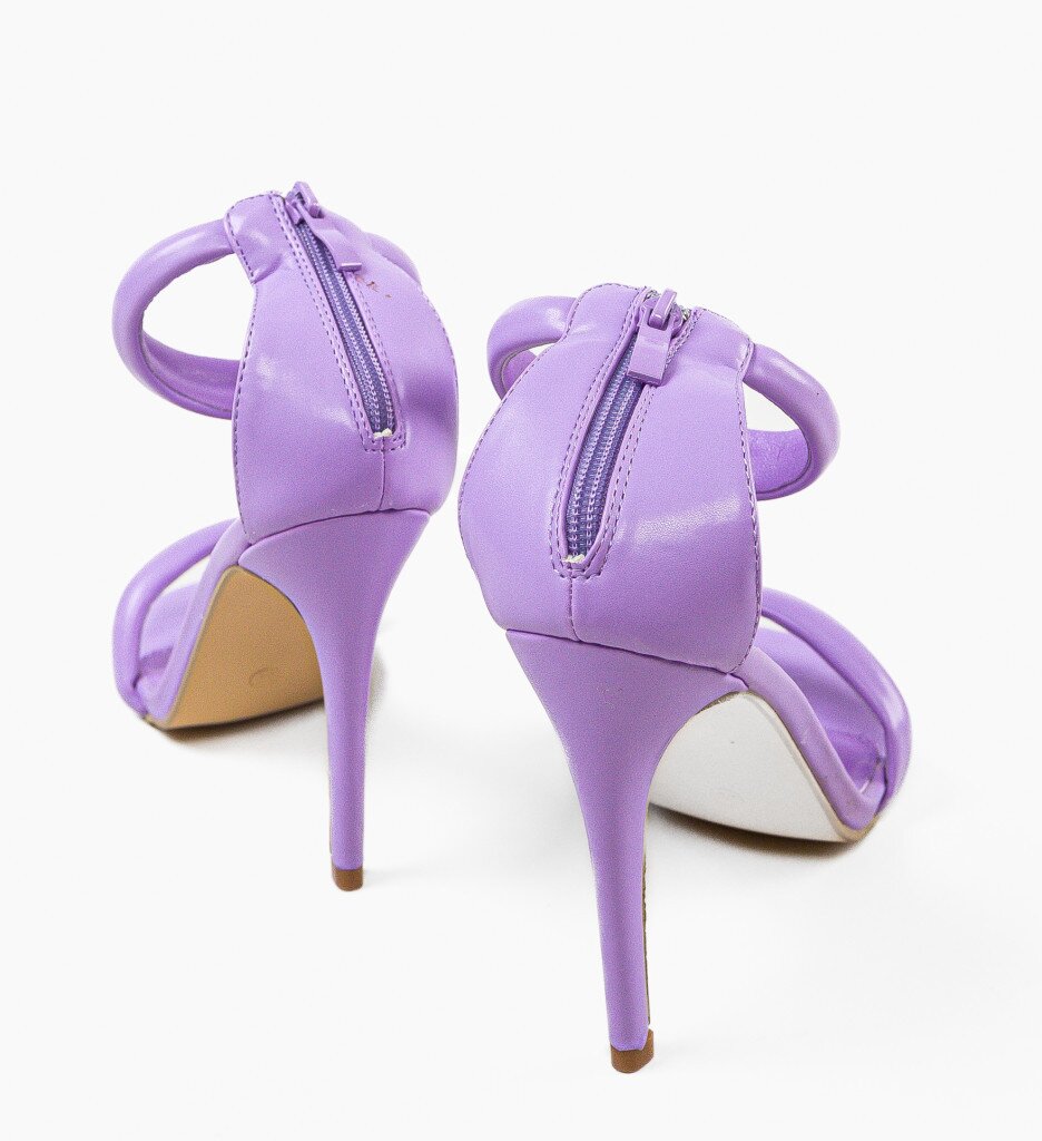 Exist Shoes Сандали на ток Monparis Лилав