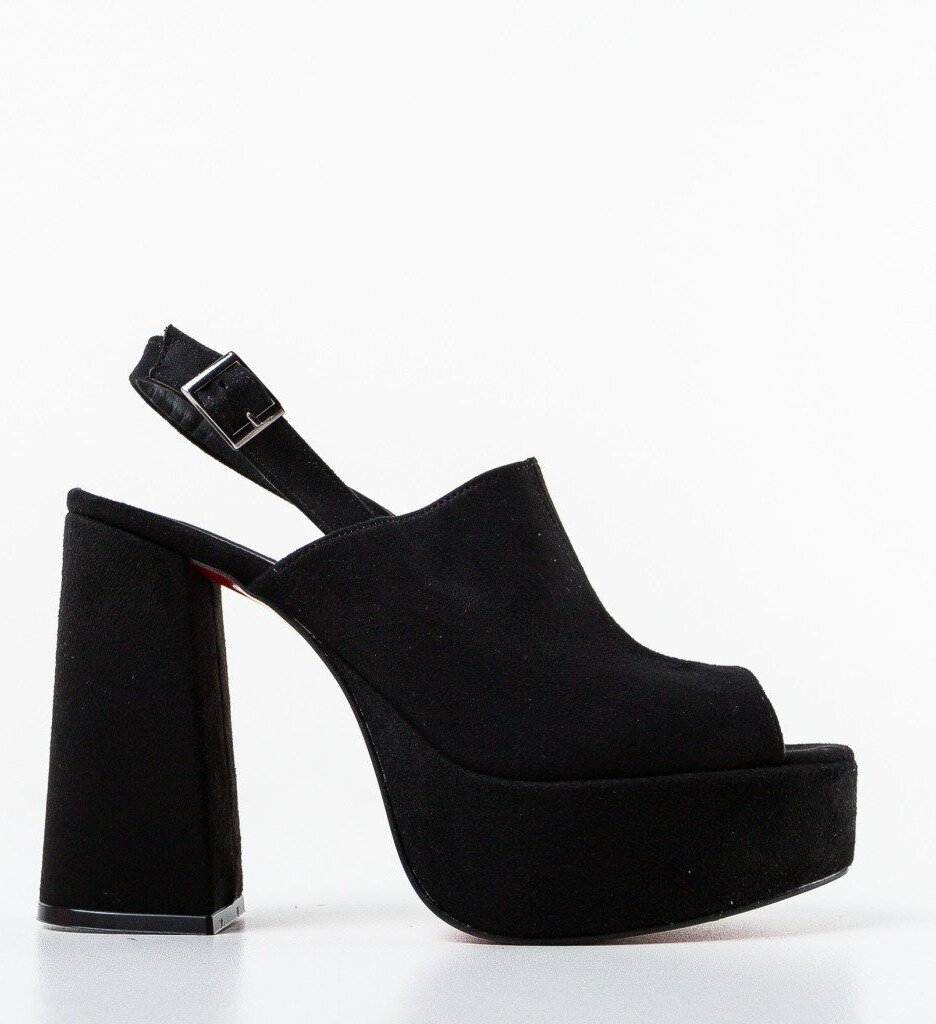 Exist Shoes Сандали на ток Niciera 2 Черни