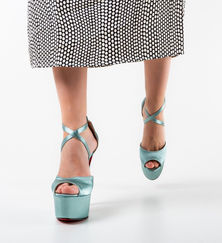 Exist Shoes Сандали на ток Opega 2 Зелени