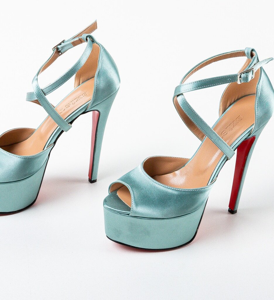 Exist Shoes Сандали на ток Opega 2 Зелени