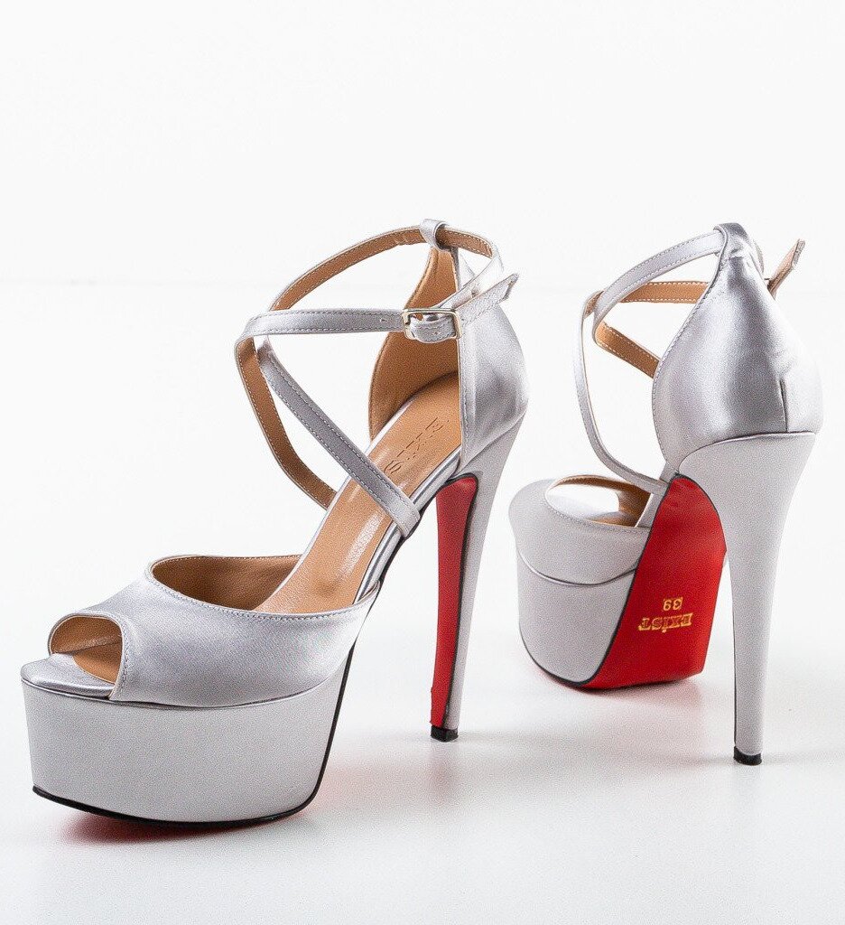 Exist Shoes Сандали на ток Opega Сив