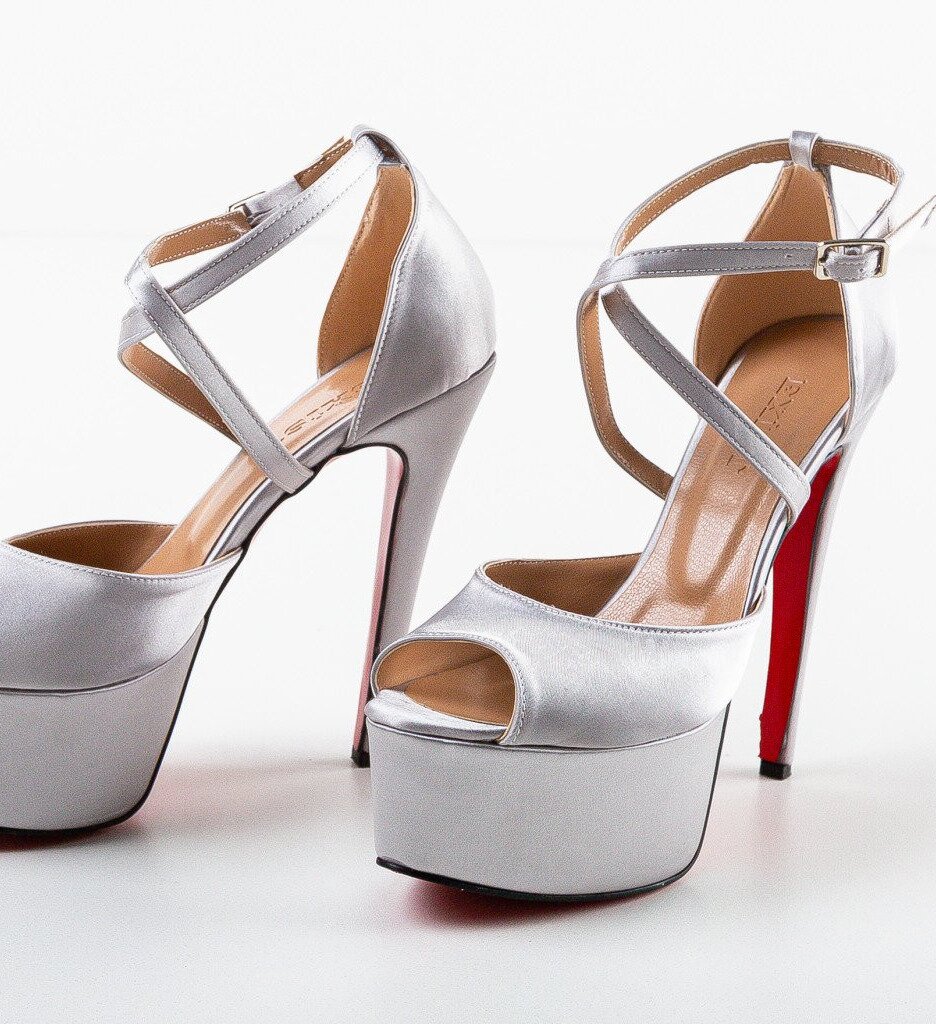 Exist Shoes Сандали на ток Opega Сив