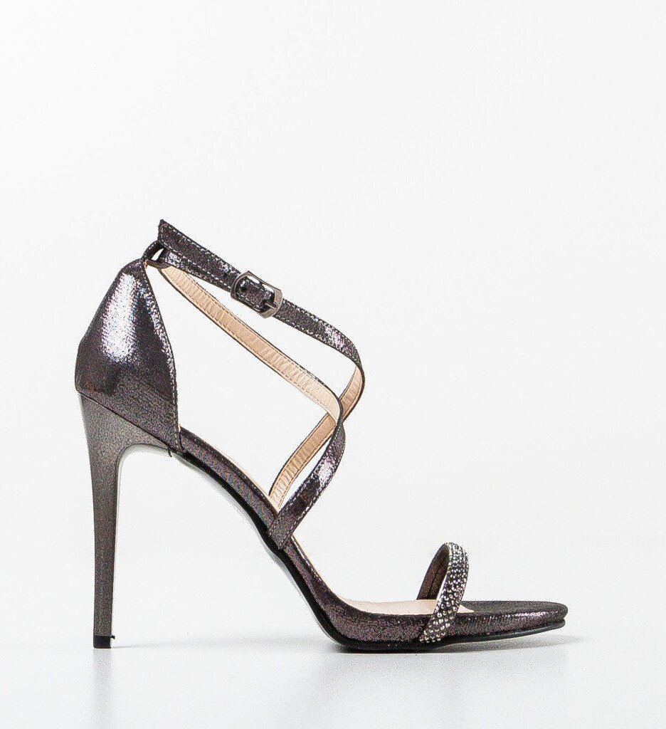 Exist Shoes Сандали на ток Pokabama Сив