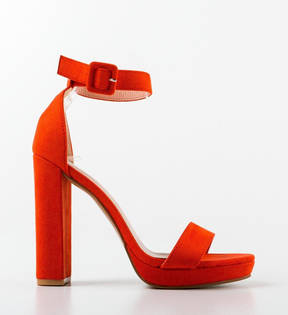 Exist Shoes Сандали на ток Roman Оранжеви