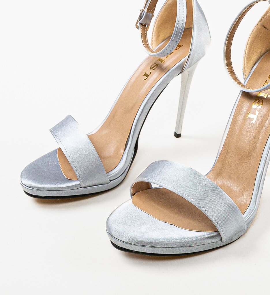 Exist Shoes Сандали на ток Sasapte Сив