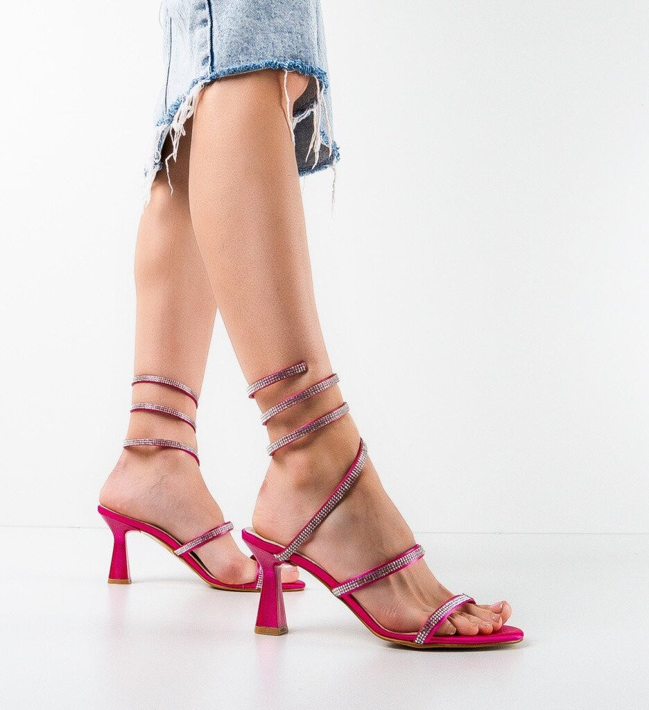 Exist Shoes Сандали на ток Tulmyka Фуксия