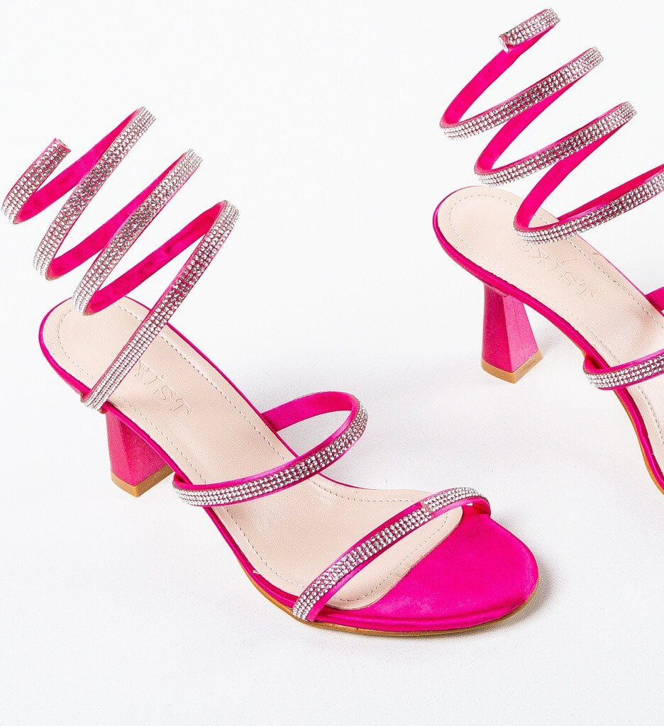 Exist Shoes Сандали на ток Tulmyka Фуксия