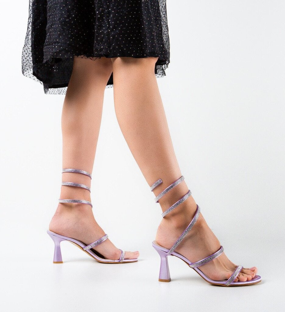 Exist Shoes Сандали на ток Tulmyka Лилав