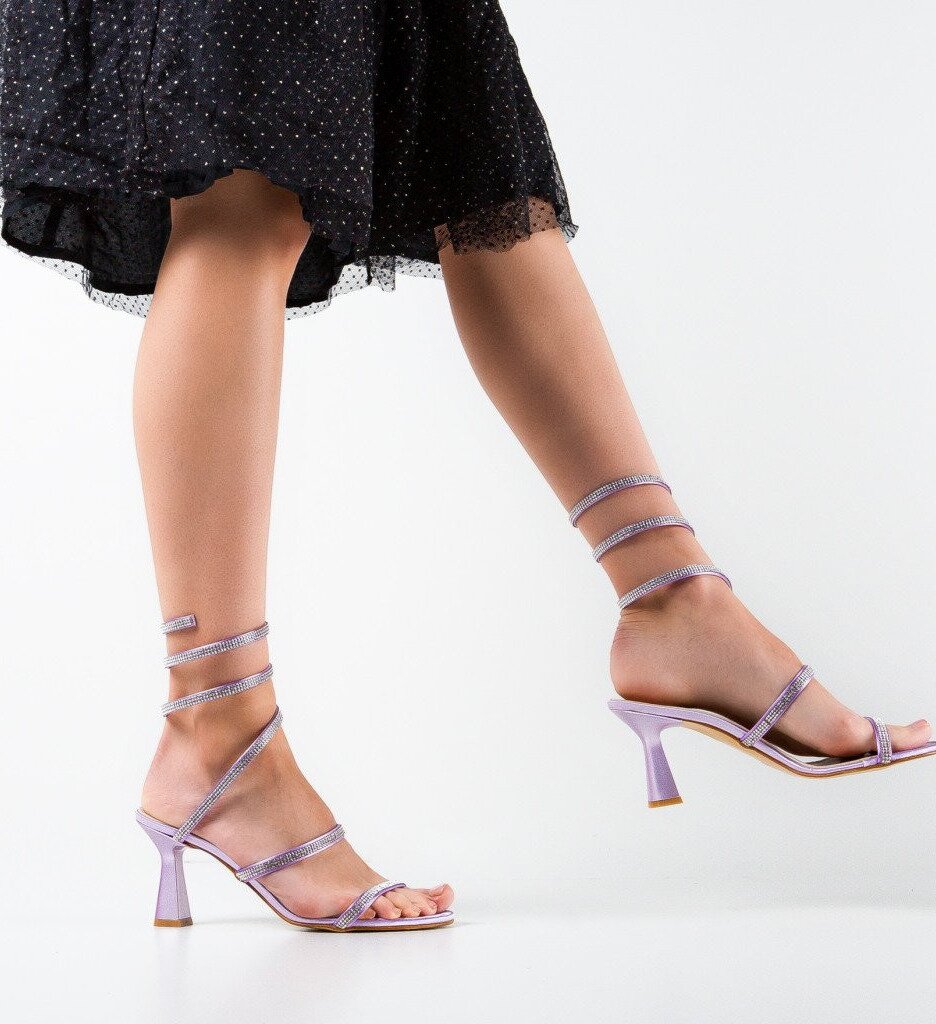 Exist Shoes Сандали на ток Tulmyka Лилав