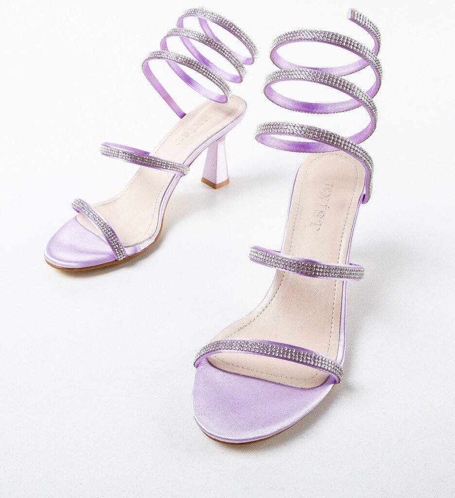 Exist Shoes Сандали на ток Tulmyka Лилав