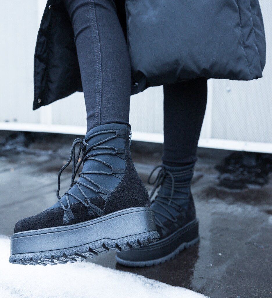 Wow Shoes Боти Canon Черни