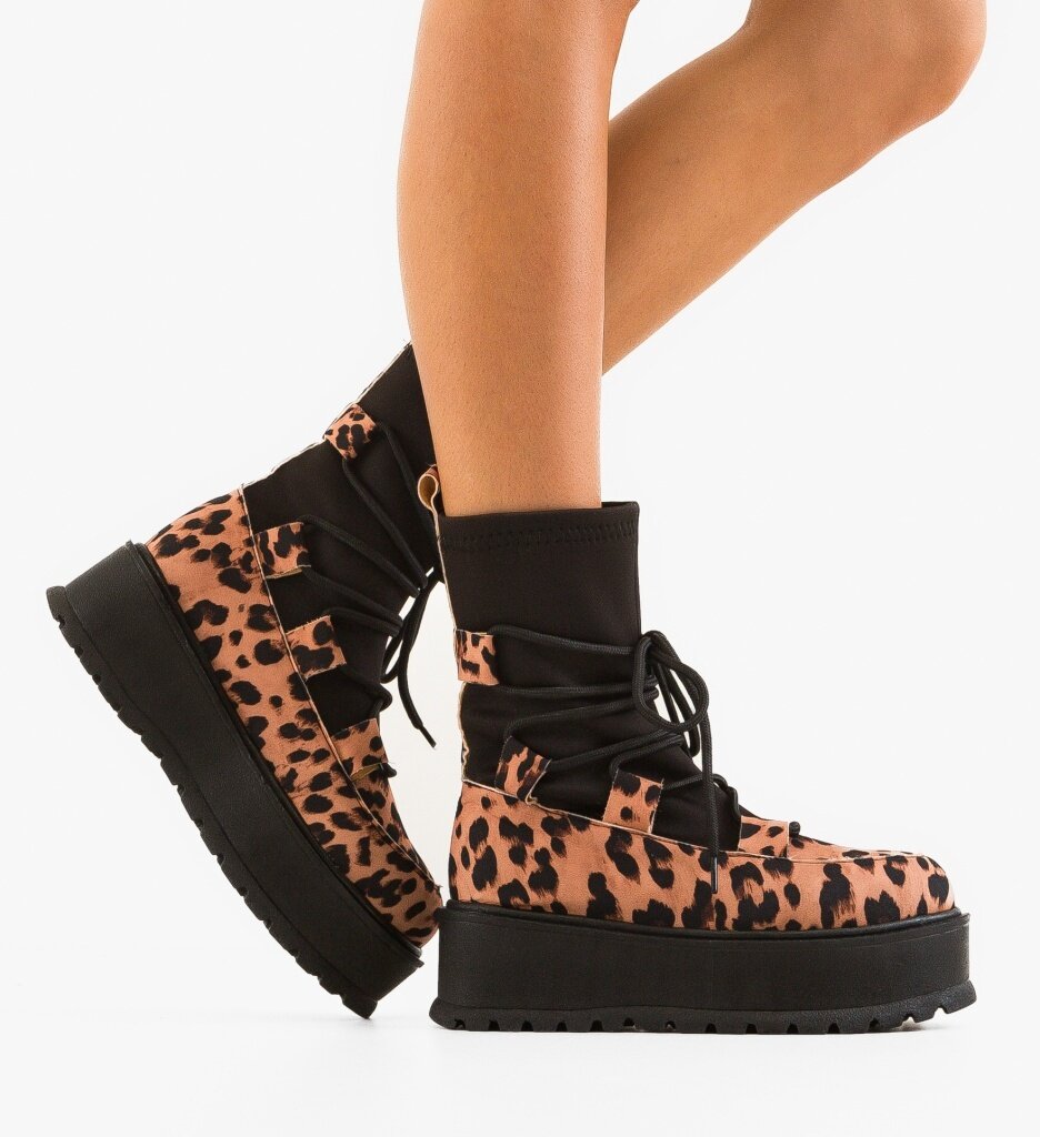 Wow Shoes Боти Ephano 2 Анимал принт