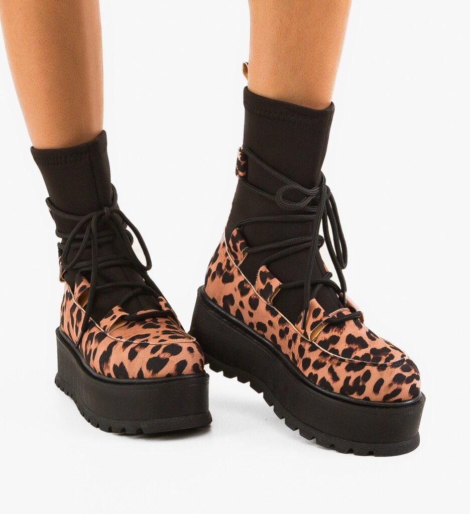 Wow Shoes Боти Ephano 2 Анимал принт