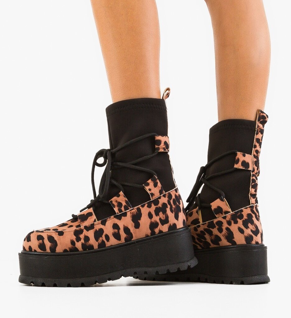 Wow Shoes Боти Ephano 2 Анимал принт