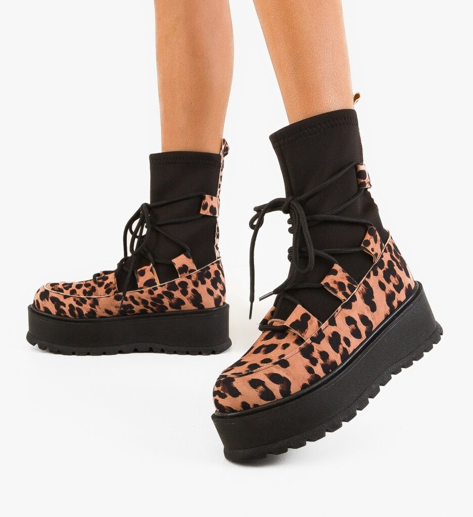 Wow Shoes Боти Ephano 2 Анимал принт