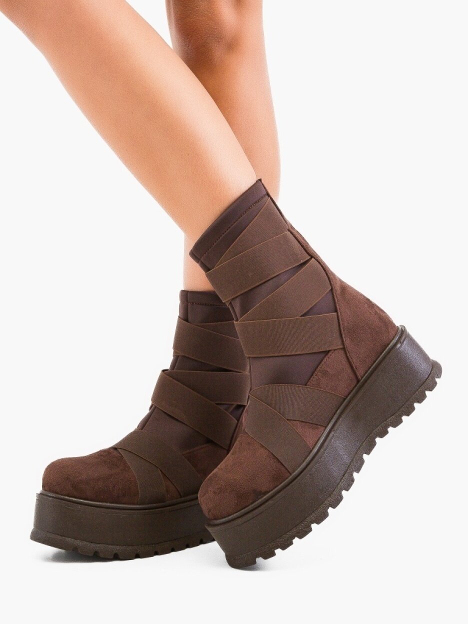 Wow Shoes Боти Eugenio 2 Кафяв