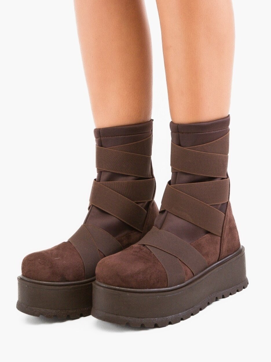 Wow Shoes Боти Eugenio 2 Кафяв