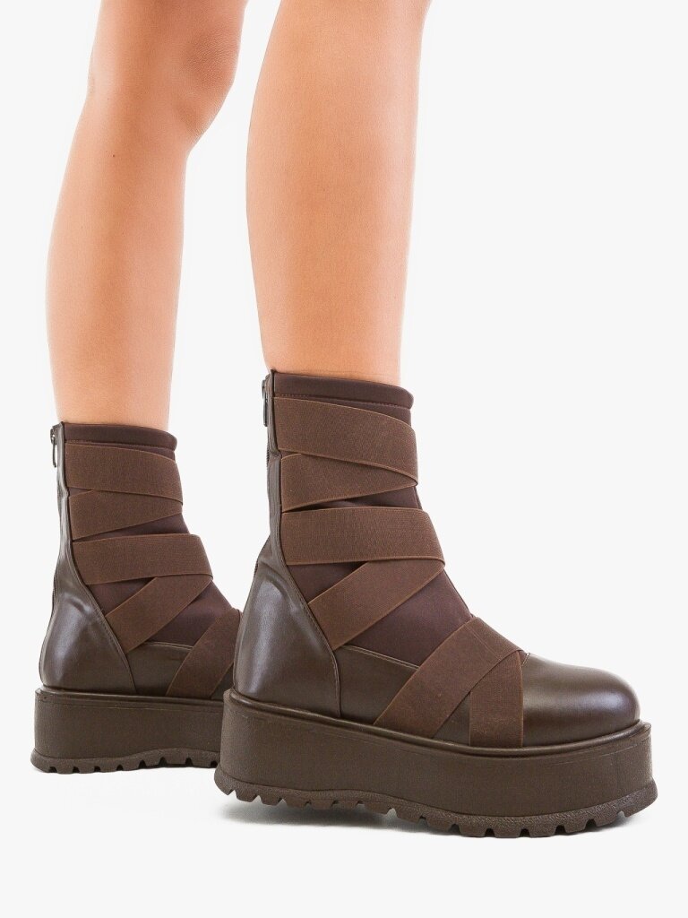Wow Shoes Боти Eugenio 3 Кафяв