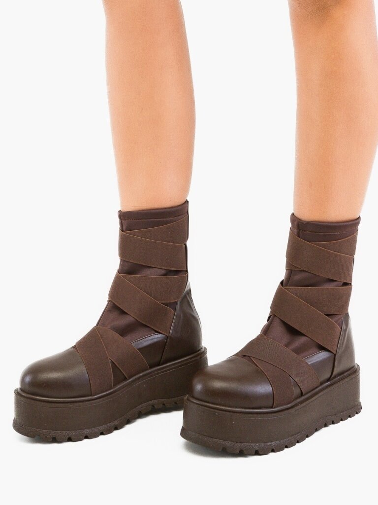 Wow Shoes Боти Eugenio 3 Кафяв