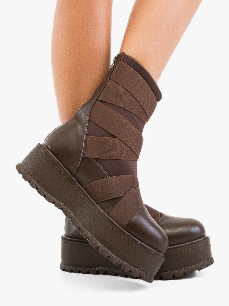 Wow Shoes Боти Eugenio 3 Кафяв