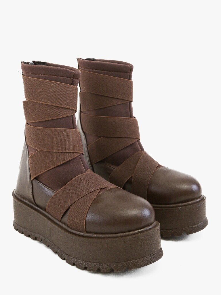 Wow Shoes Боти Eugenio 3 Кафяв