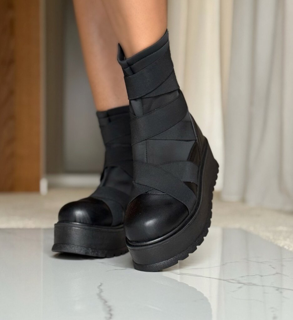 Wow Shoes Боти Eugenio Черни