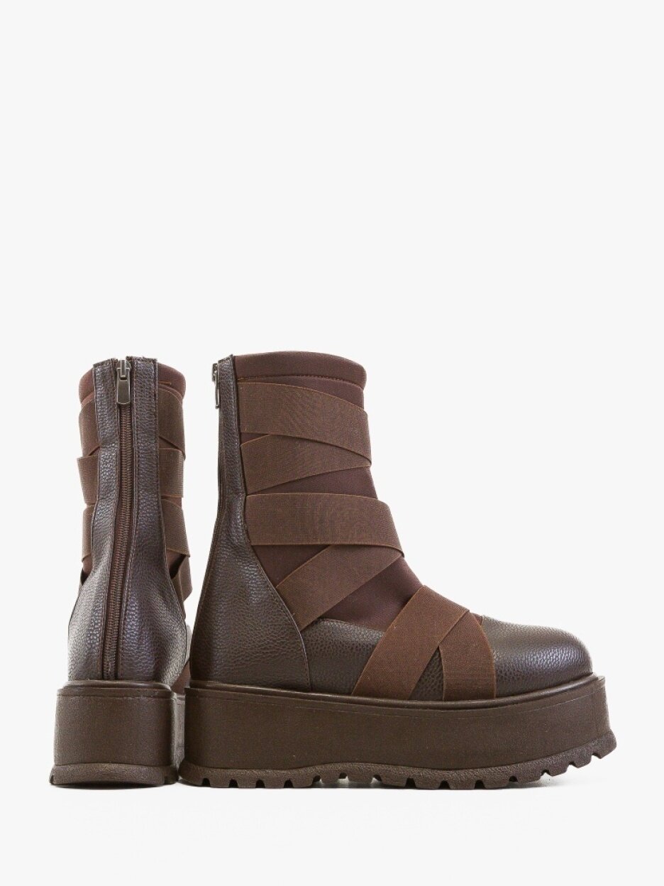 Wow Shoes Боти Eugenio Кафяв