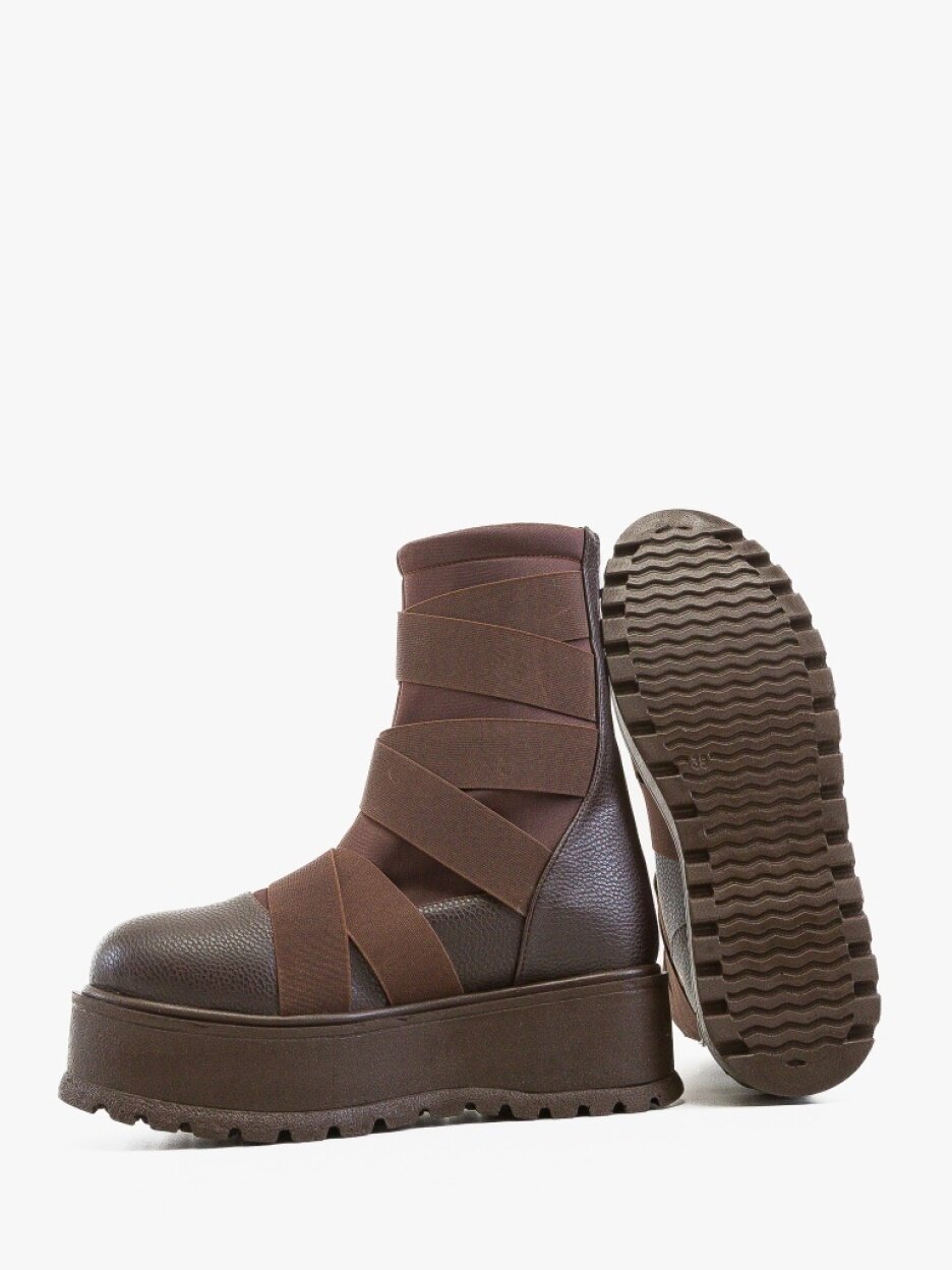 Wow Shoes Боти Eugenio Кафяв