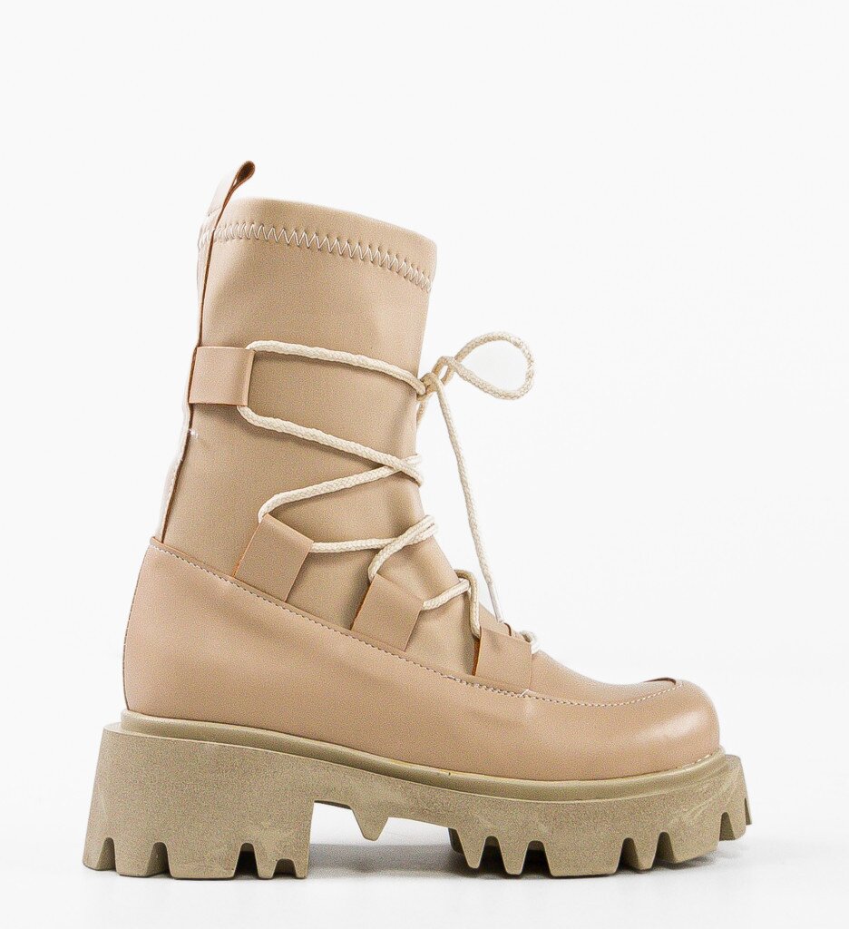Wow Shoes Боти Henena Бежов