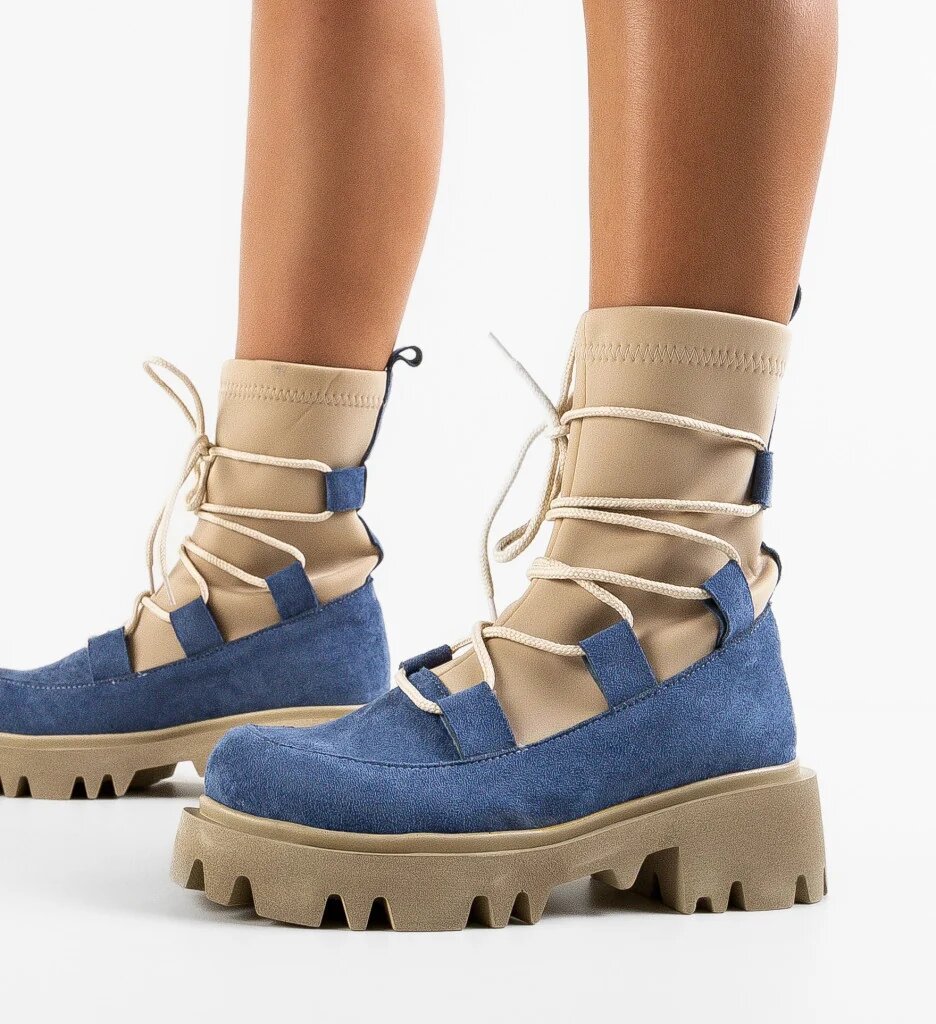 Wow Shoes Боти Henena Сини