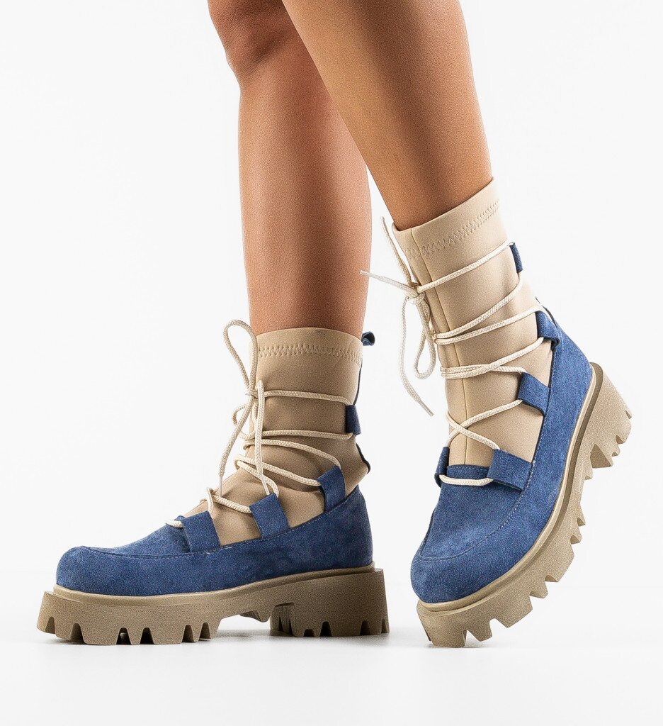 Wow Shoes Боти Henena Сини